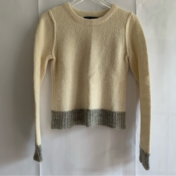 Rag & Bone Alpaca Wool Blend Color Block Sweater - Picture 5 of 11
